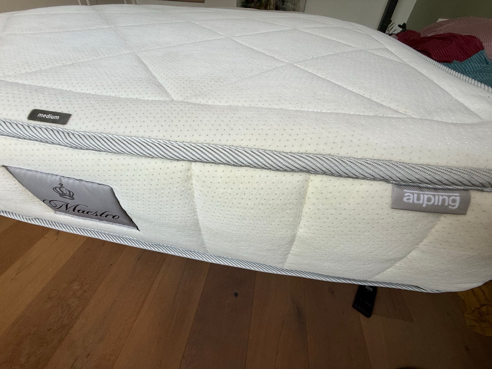 Auping Maestro matras medium 🔛 90x200 🛌 vrijwel onbeslapen, 90 cm, Eenpersoons, Ophalen of Verzenden, Zo goed als nieuw