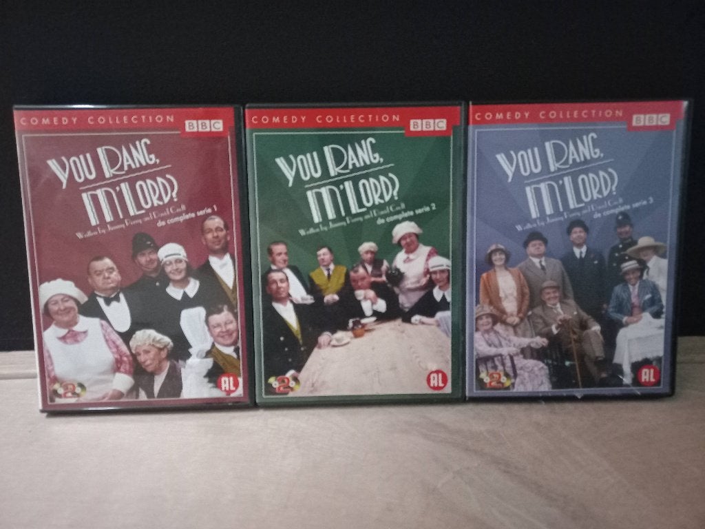 You Rang, M'Lord? - Seizoen 1+2+3 BBC TV-Serie (6xDVD SET), Engels, Alle leeftijden, Ophalen of Verzenden, Zo goed als nieuw