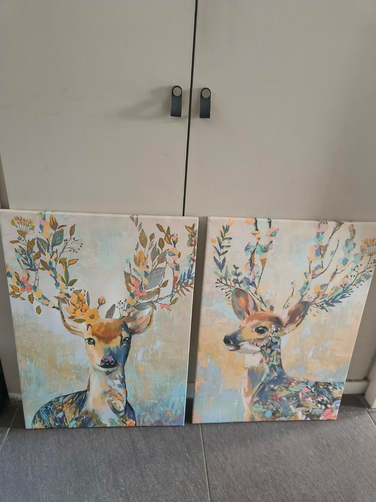 Ikea Pjätteryd schilderijen, Ophalen, Minder dan 50 cm, Gebruikt, 50 tot 75 cm