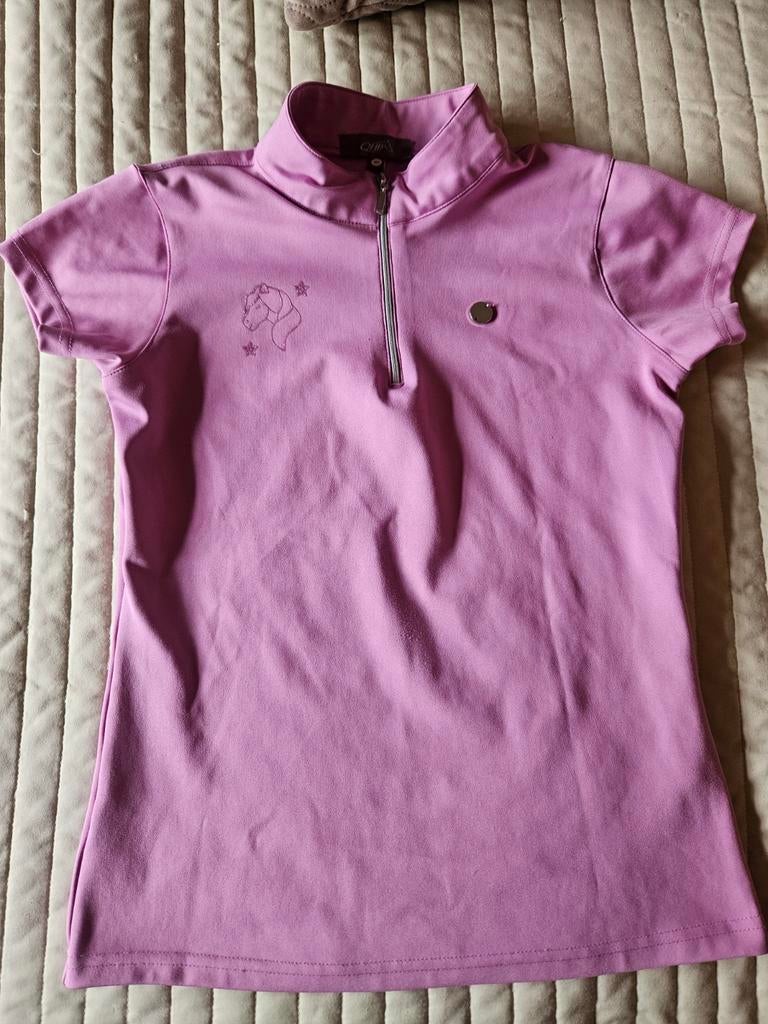 Qhp shirt maat 152, Dieren en Toebehoren, Paardrijkleding, Ophalen of Verzenden, Zo goed als nieuw, Dressuur, Bovenkleding