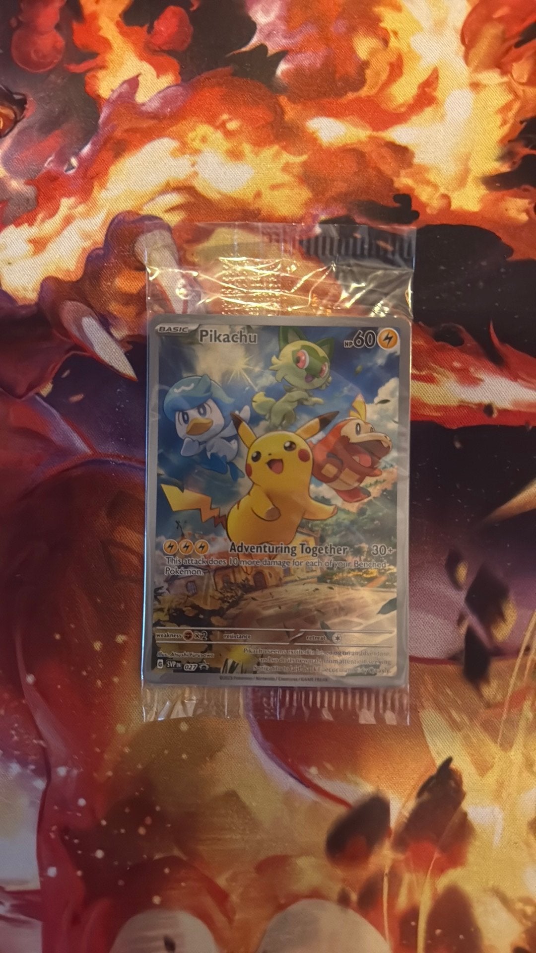 Pikachu Full art Promo kaart, Ophalen of Verzenden, Nieuw, Losse kaart