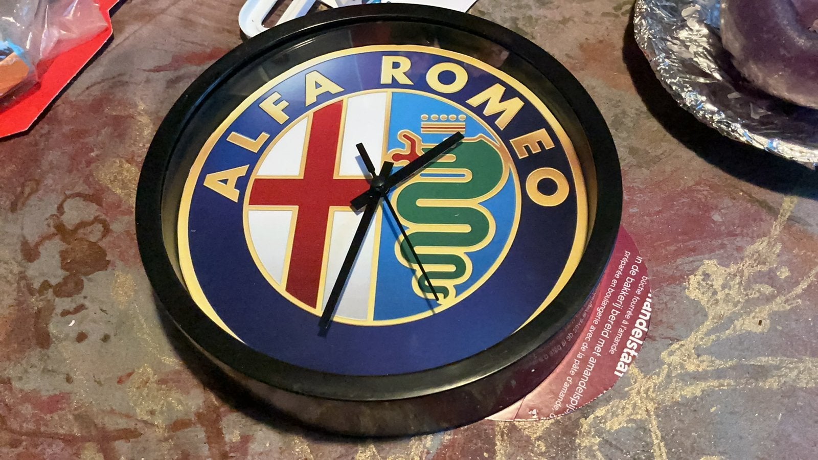 Alfa Romeo klok, Ophalen of Verzenden