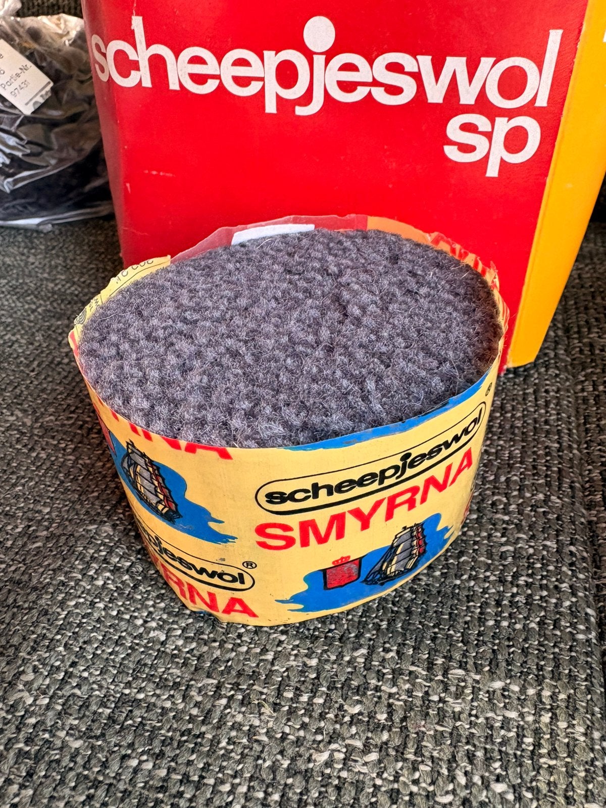 Smyrna wol cupjes Scheepjes grijs (kleurnr 146) 15 cupjes