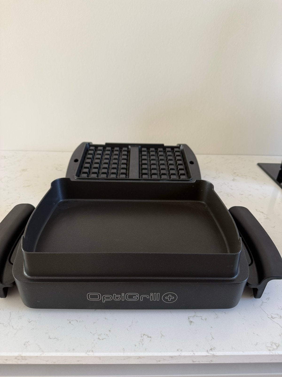 Bak-/grillplaat voor Tefal OptiGrill + wafelplaten, Ophalen of Verzenden, Uitneembare platen, Zo goed als nieuw