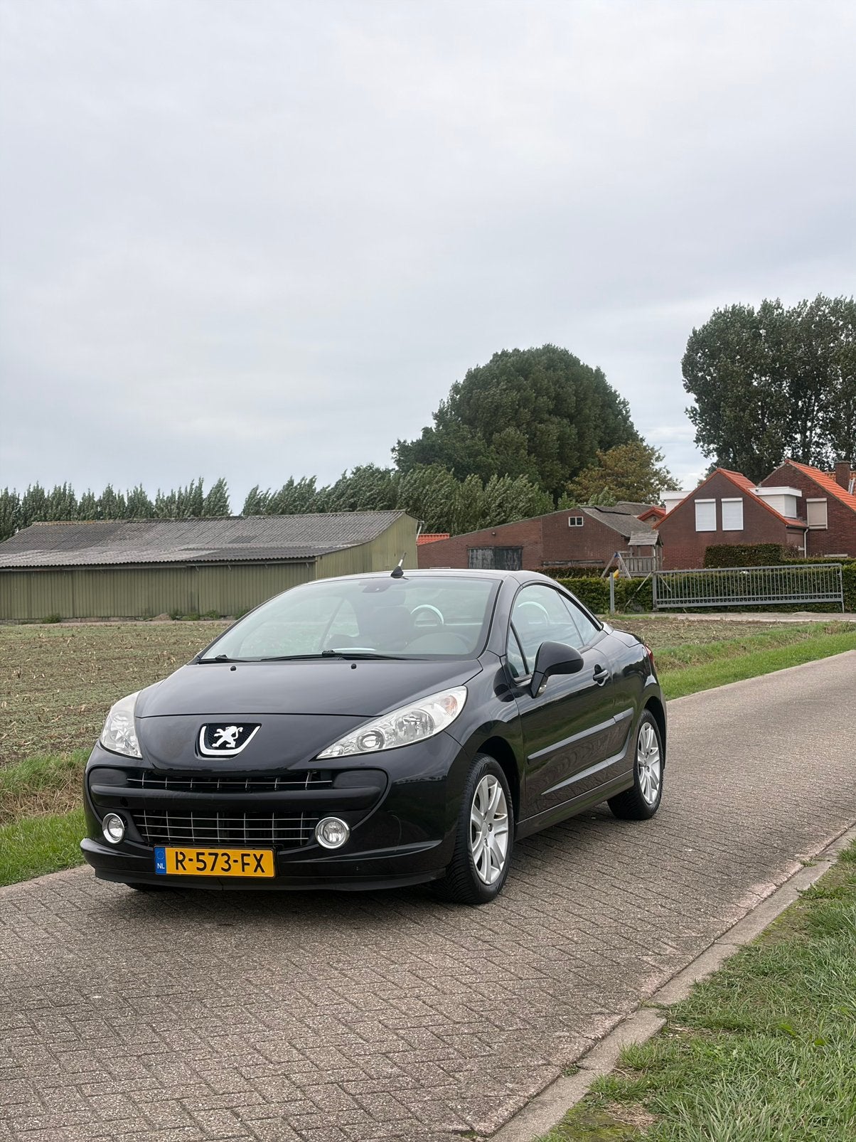 Peugeot 207 cc Nieuwe Apk 1.6 16V CC 88KW 2009 Zwart, Voorwielaandrijving, Zwart, 4 cilinders, Cabriolet