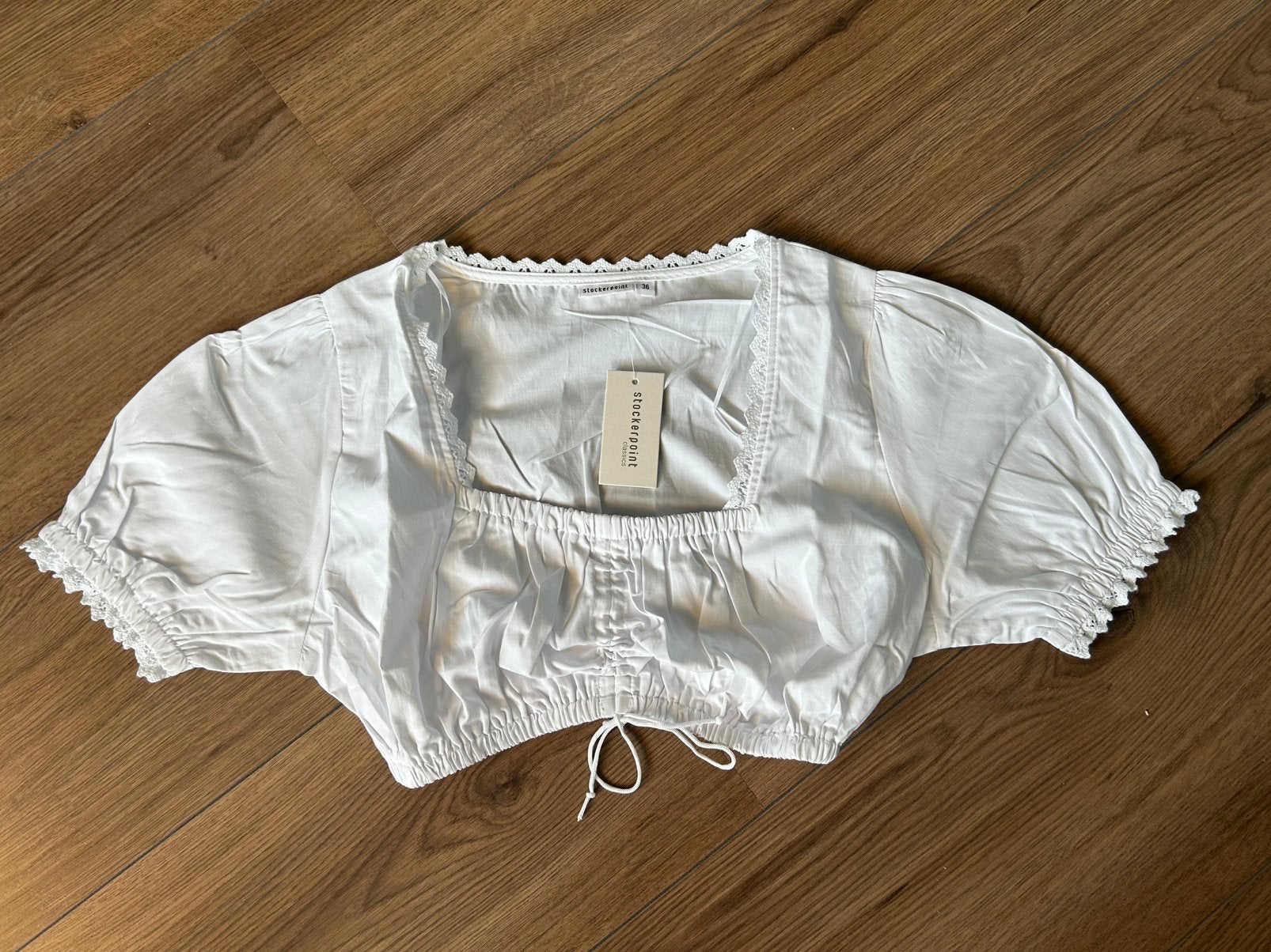 Stockerpoint witte top maat 36, Wit, Nieuw, Ophalen of Verzenden, Korte mouw