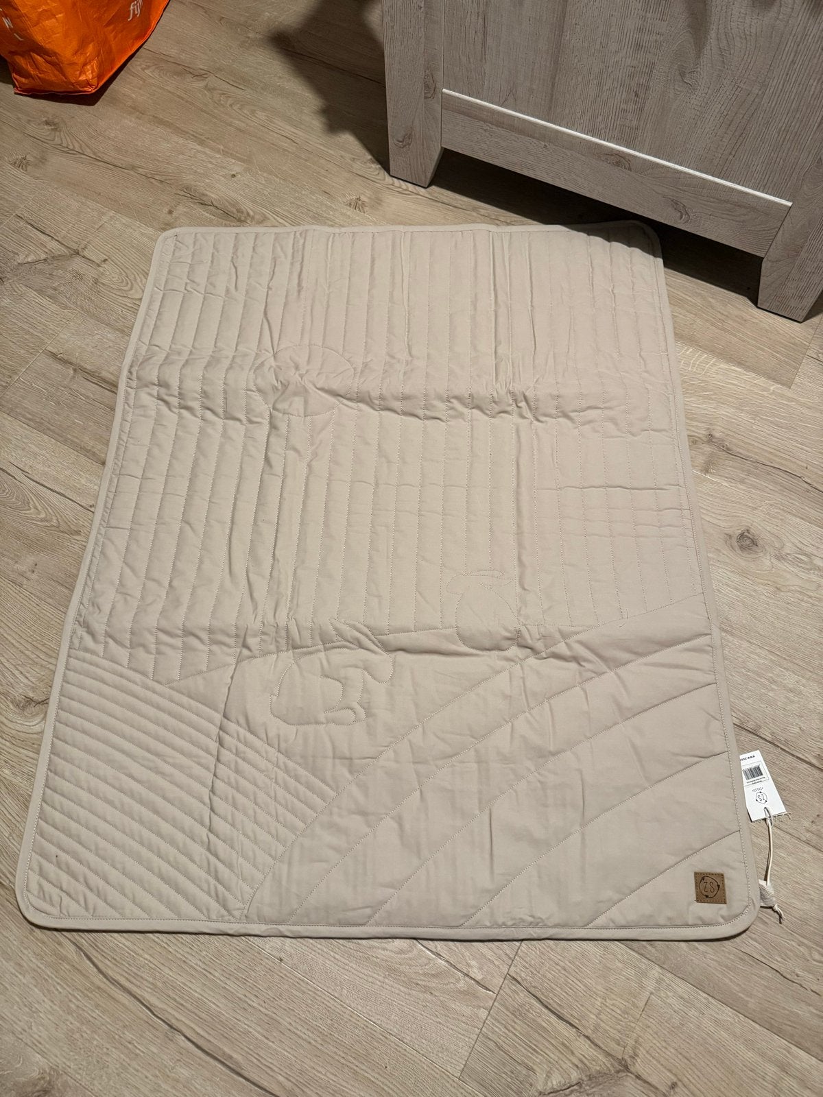 Zusss speelkleed met stiksels 80x100cm leem - Nieuw, Overige typen, Nieuw, Beige, Overige merken