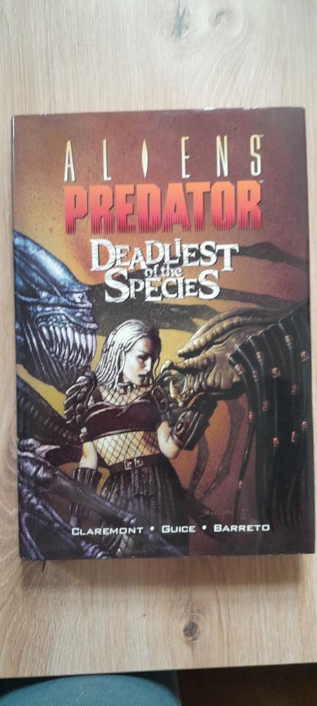 Aliens vs Predator: Deadliest of the Species stripboek, Eén stripboek, Ophalen, Gelezen, Claremont, Guice, Barreto