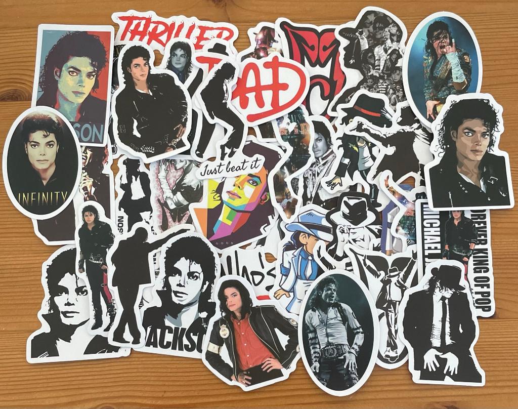 Michael Jackson stickers, Hobby en Vrije tijd, Verzenden, Nieuw, Meerdere stickers