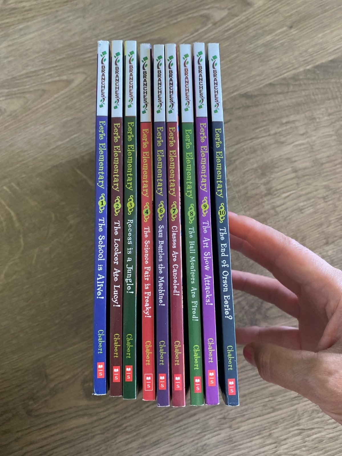 Eerie Elementary boekenreeks 1-10 - Jack Chabert, Ophalen, Zo goed als nieuw, Fictie