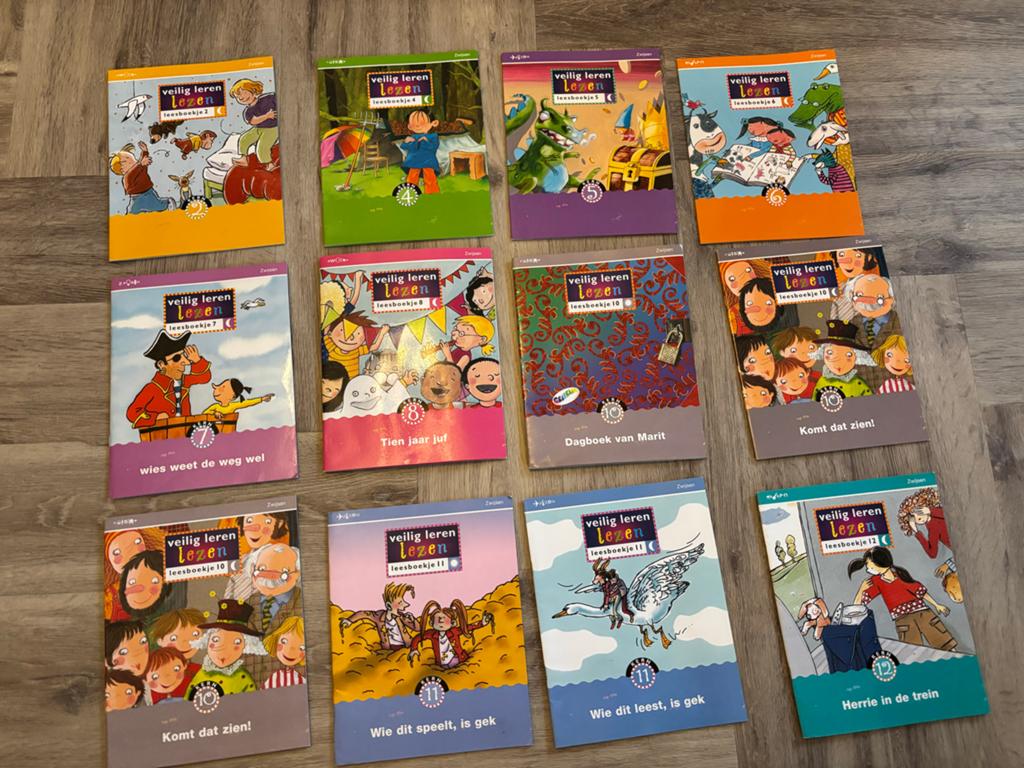 Veilig leren lezen leesboekjes Zwijsen (13 stuks), Ophalen of Verzenden, Gelezen