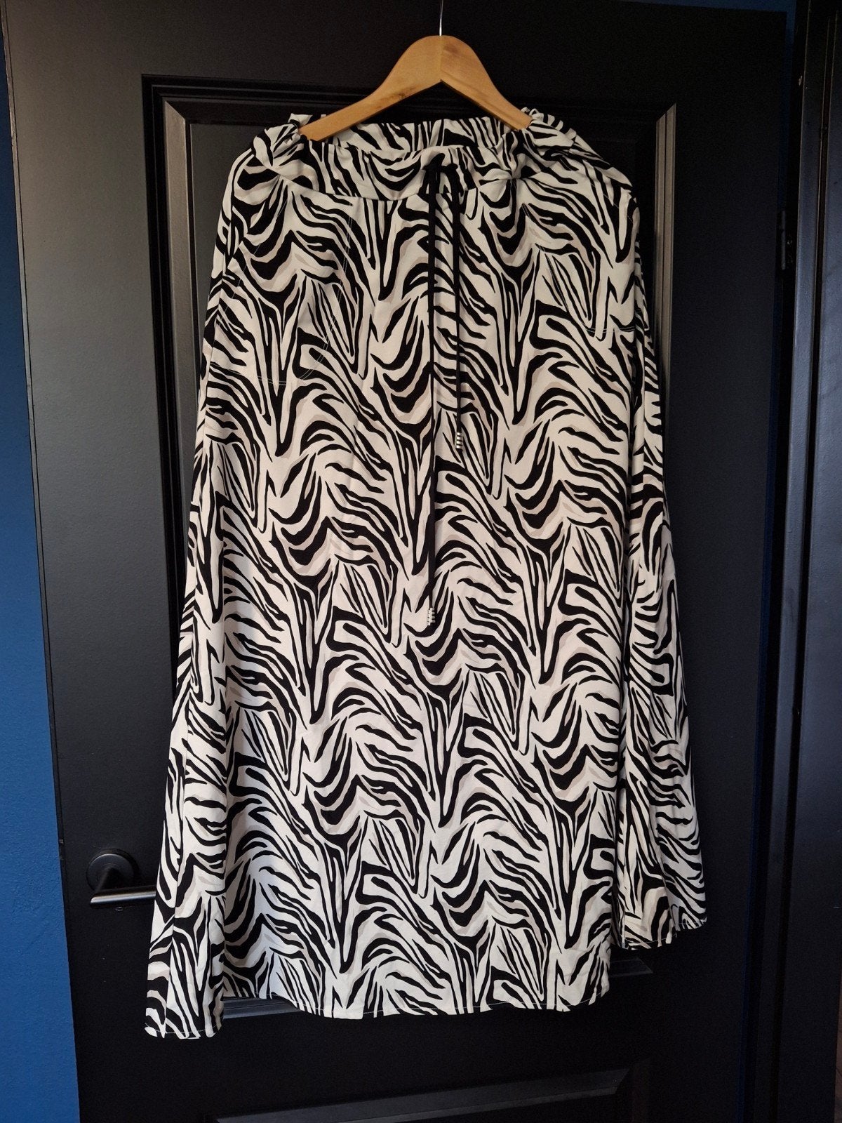 Helena Hart Zebraprint  Maat M, Maat 38/40 (M), Zwart, Zo goed als nieuw, Onder de knie