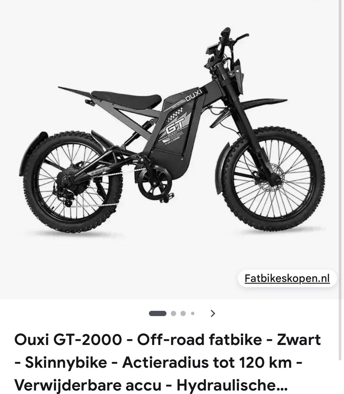 NIEUW OUXI GT 2000 IN DOOS, Ophalen of Verzenden, Zo goed als nieuw, Overige typen