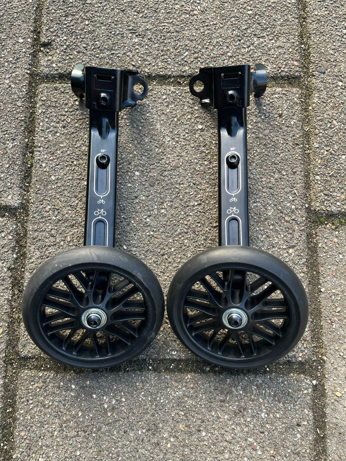 Verstelbare en afneembare zijwieltjes 20-24 inch, Ophalen of Verzenden, Nieuw