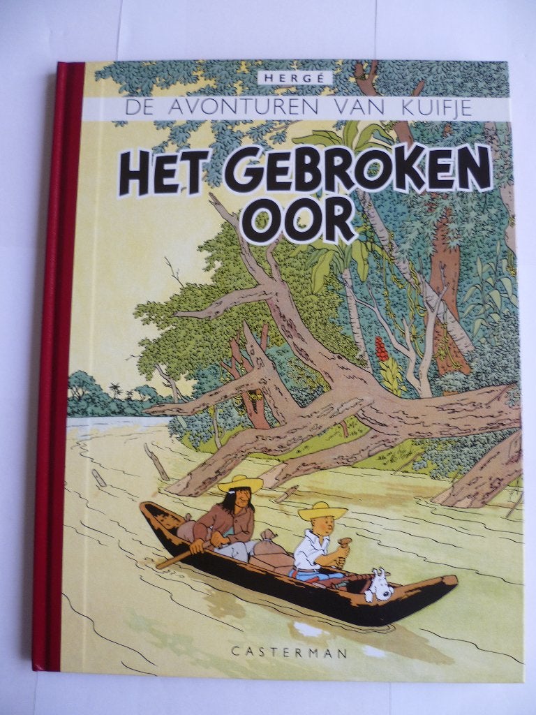 KUIFJE 1E DRUK FACSIMILE UITGAVE"HET GEBROKEN OOR"UIT 2002, Boeken, Eén stripboek, Ophalen of Verzenden, Zo goed als nieuw, Hergé