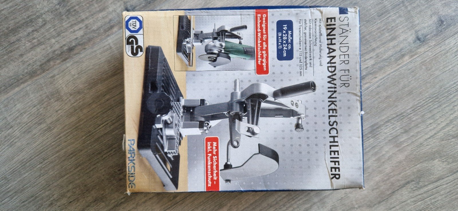 Parkside Haakse Slijper Standaard - Nieuw in Doos, Ophalen of Verzenden, Nieuw, 1200 watt of meer, Overige typen