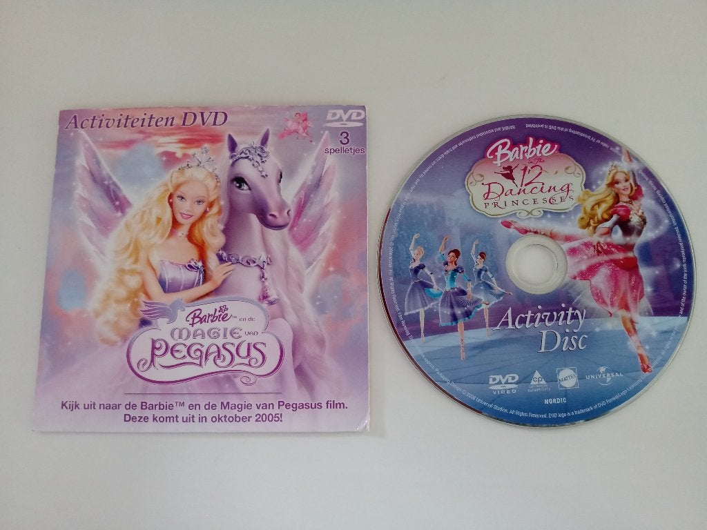 2 Activiteiten DVD'S van BARBIE, Europees, Gebruikt, Alle leeftijden, Overige typen