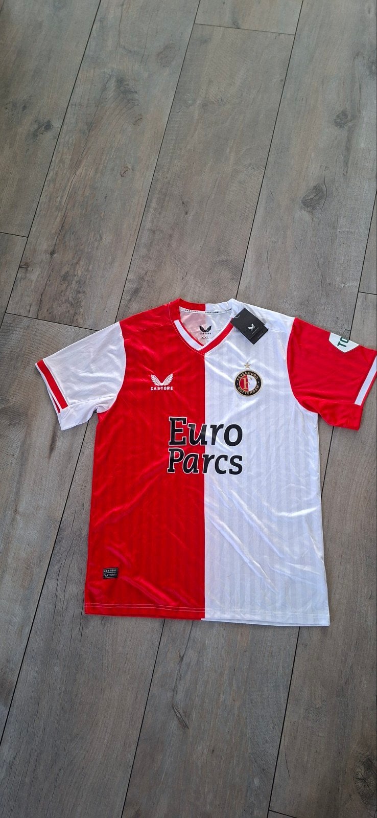 Feyenoord Thuisshirt 2023/2024 - Maat 2XL - Nieuw, Kleding | Heren, Sportkleding, Nieuw, Voetbal, Overige maten, Rood, Ophalen of Verzenden