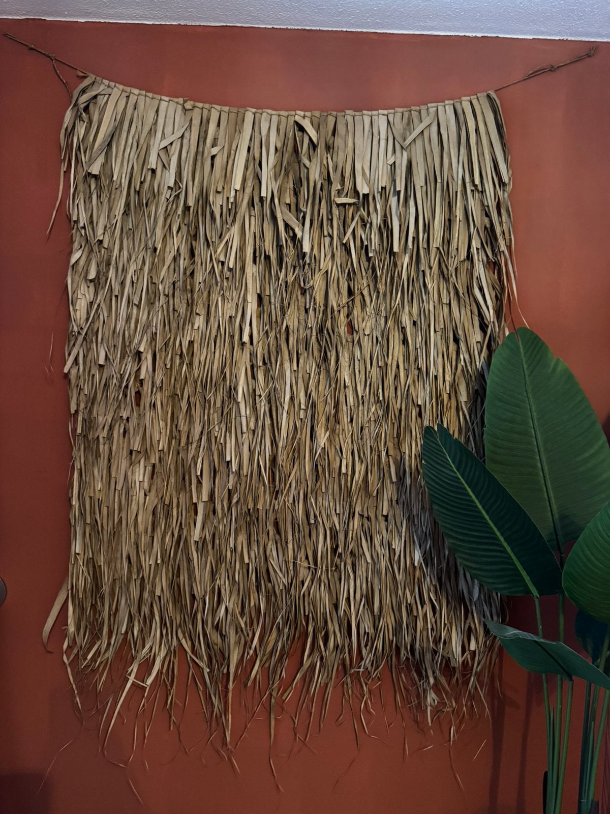 Wandkleed riet, Huis en Inrichting, Woonaccessoires | Wanddecoraties, Ophalen, Zo goed als nieuw