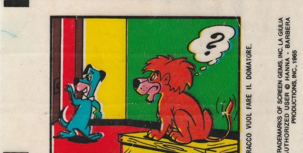 Kauwgomplaatje,  Leeuw  (978), Ophalen of Verzenden, Zo goed als nieuw