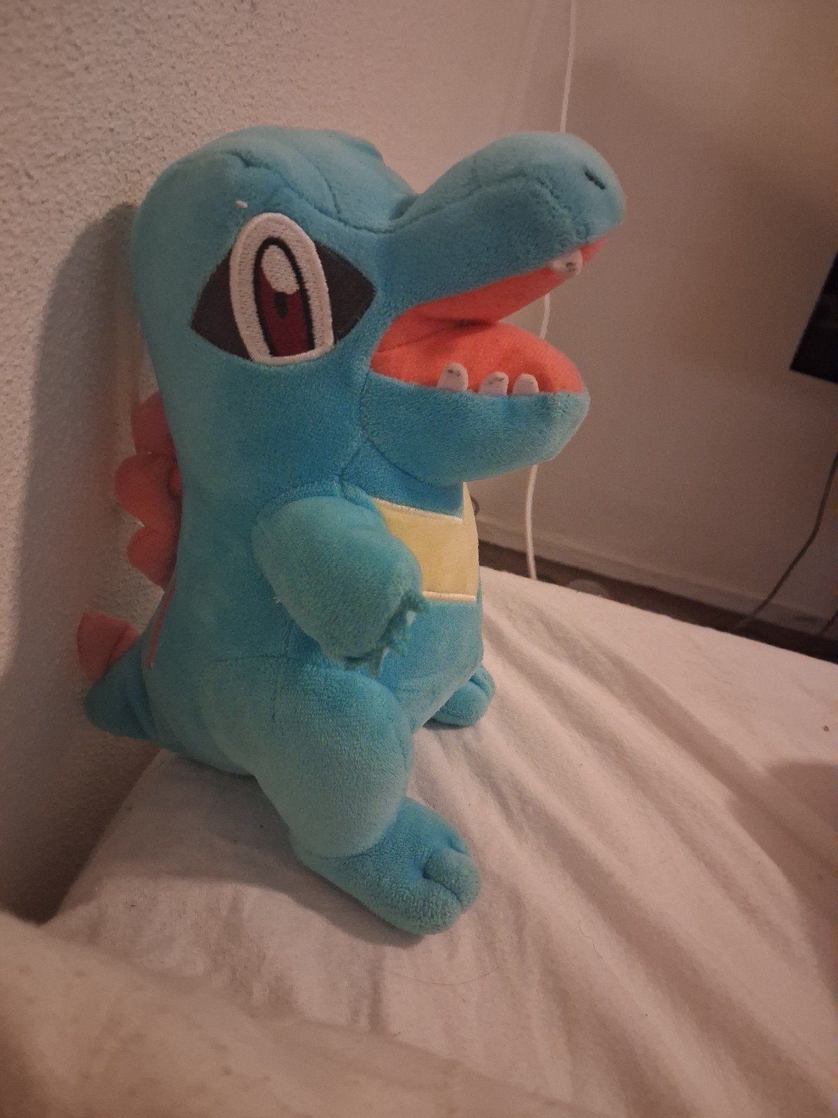 Pokémon Totodile knuffel - Zo goed als nieuw, Ophalen, Overige merken, Dinosaurus, Blauw