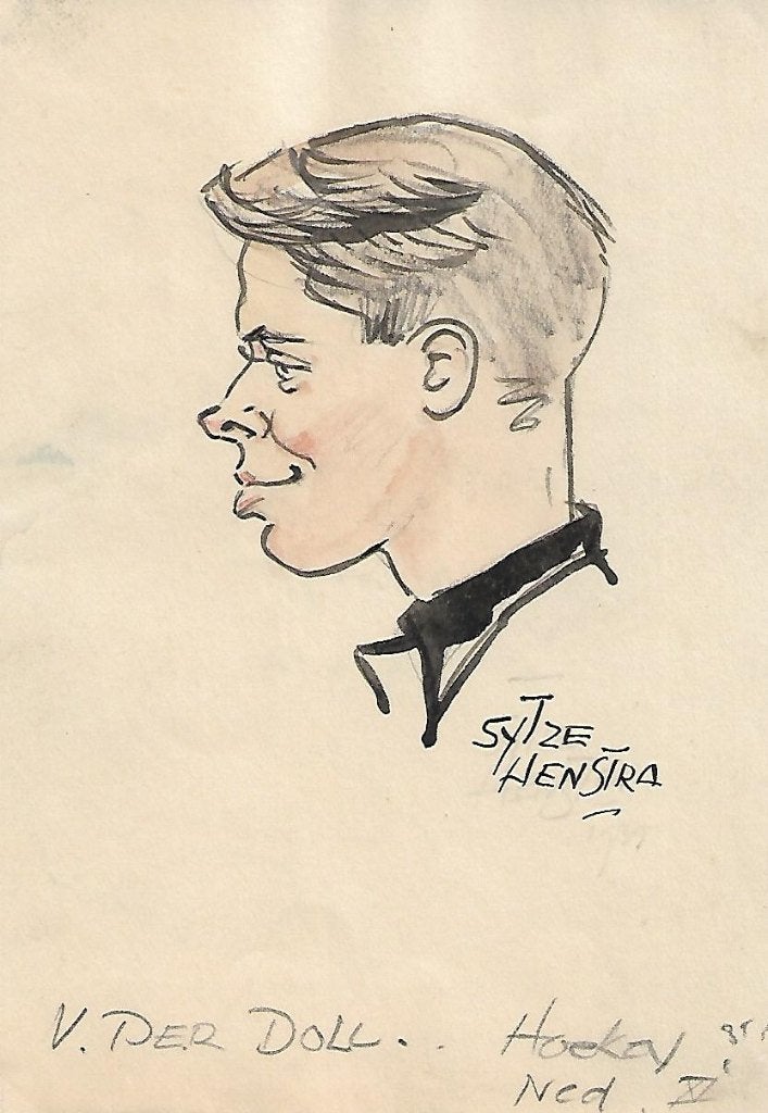 Unieke originele Hockey karikaturen uit een ver verleden!!!, Ophalen