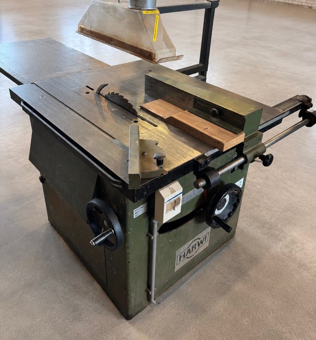 Harwi Cirkelzaagmachine Type 130 S - Robuust en Krachtig, Doe-het-zelf en Verbouw, Gereedschap | Zaagmachines, Ophalen, Gebruikt