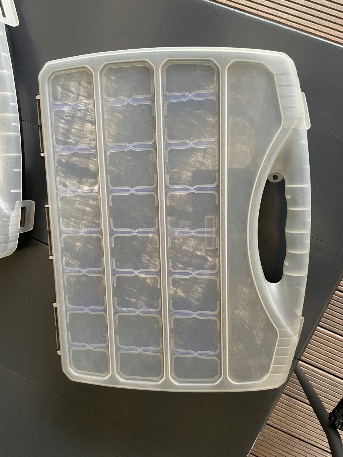 Opbergkoffer met 24 vakjes, Gebruikt, Minder dan 50 cm, Ophalen of Verzenden, Minder dan 40 cm