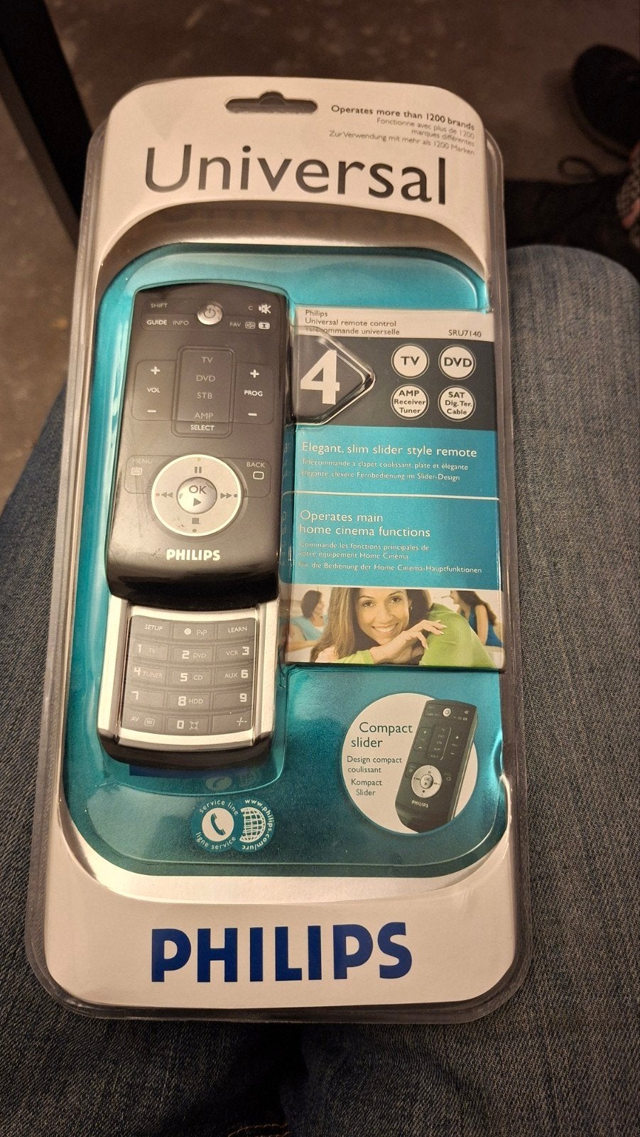 Philips Universele Afstandsbediening SRU7140 - Nieuw, Ophalen of Verzenden, Nieuw, Universeel, Tv