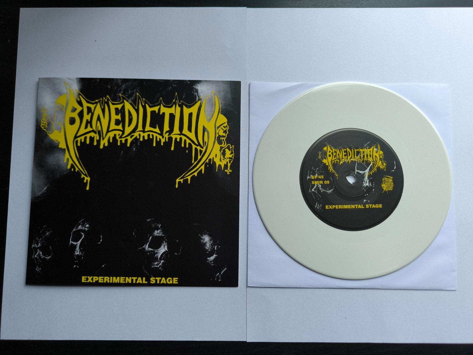 Benediction – Experimental Stage (limited num 7 inch), LP, Death metal, 7 inch, Ophalen of Verzenden