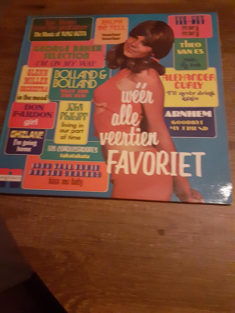 LP Alle veertien Favoriet!, Ophalen of Verzenden, Zo goed als nieuw, 12 inch, Pop