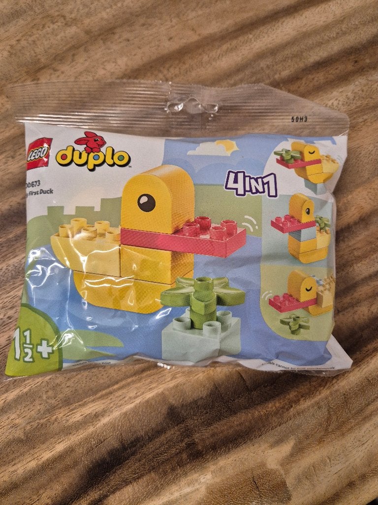 LEGO Duplo 30673 Mijn Eerste Eendje Polybag - Nieuw!, Nieuw, Ophalen of Verzenden, Duplo, LEGO