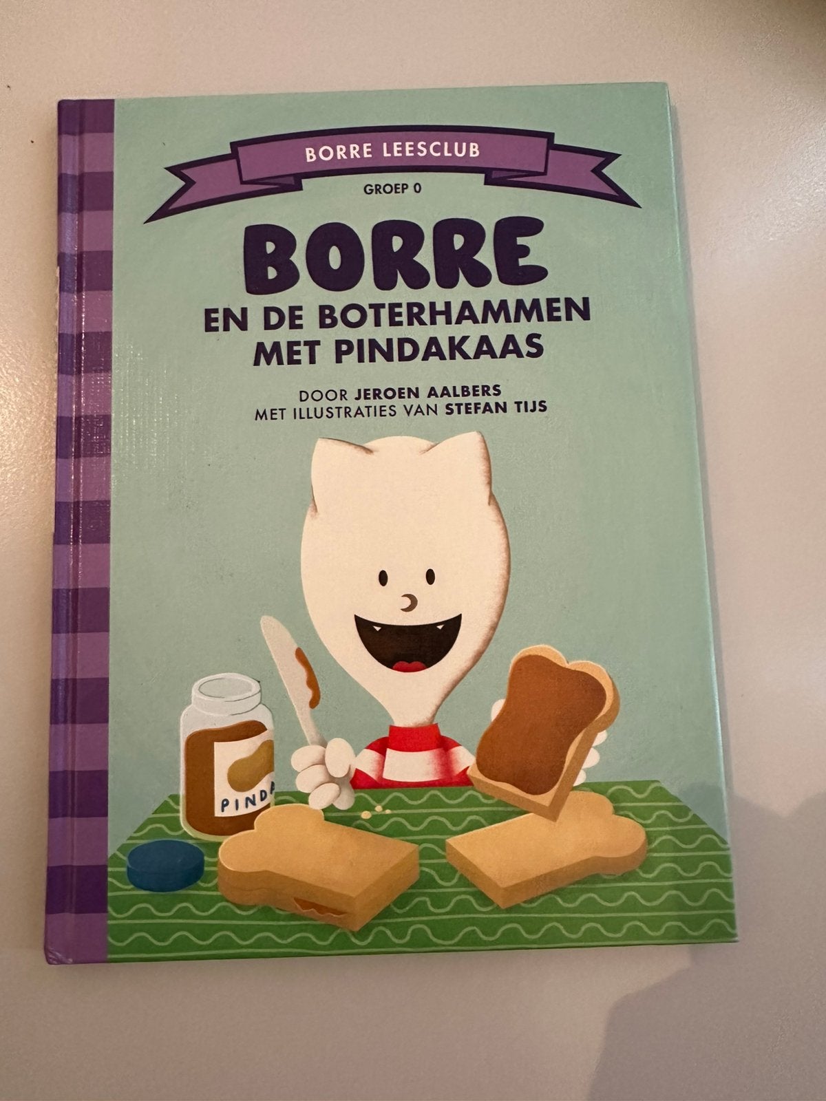 Borre en de boterhammen met pindakaas, Boeken, 5 of 6 jaar, Fictie algemeen, Jongen of Meisje, Ophalen of Verzenden