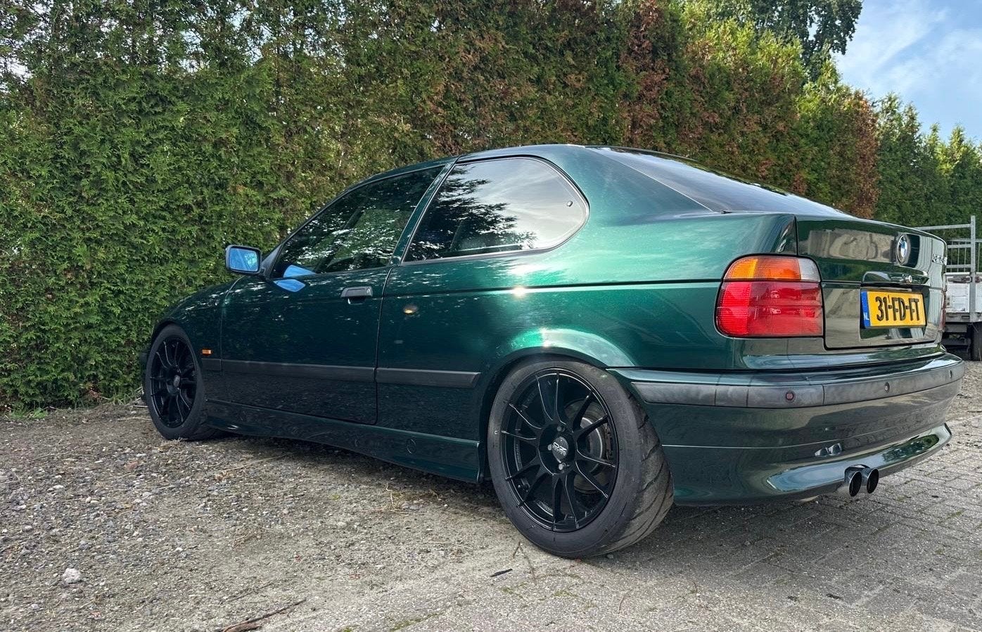 BMW 3-Serie 2.5 TI 323 Compact 2000 Groen, Achterwielaandrijving, 2494 cc, 1290 kg, Particulier