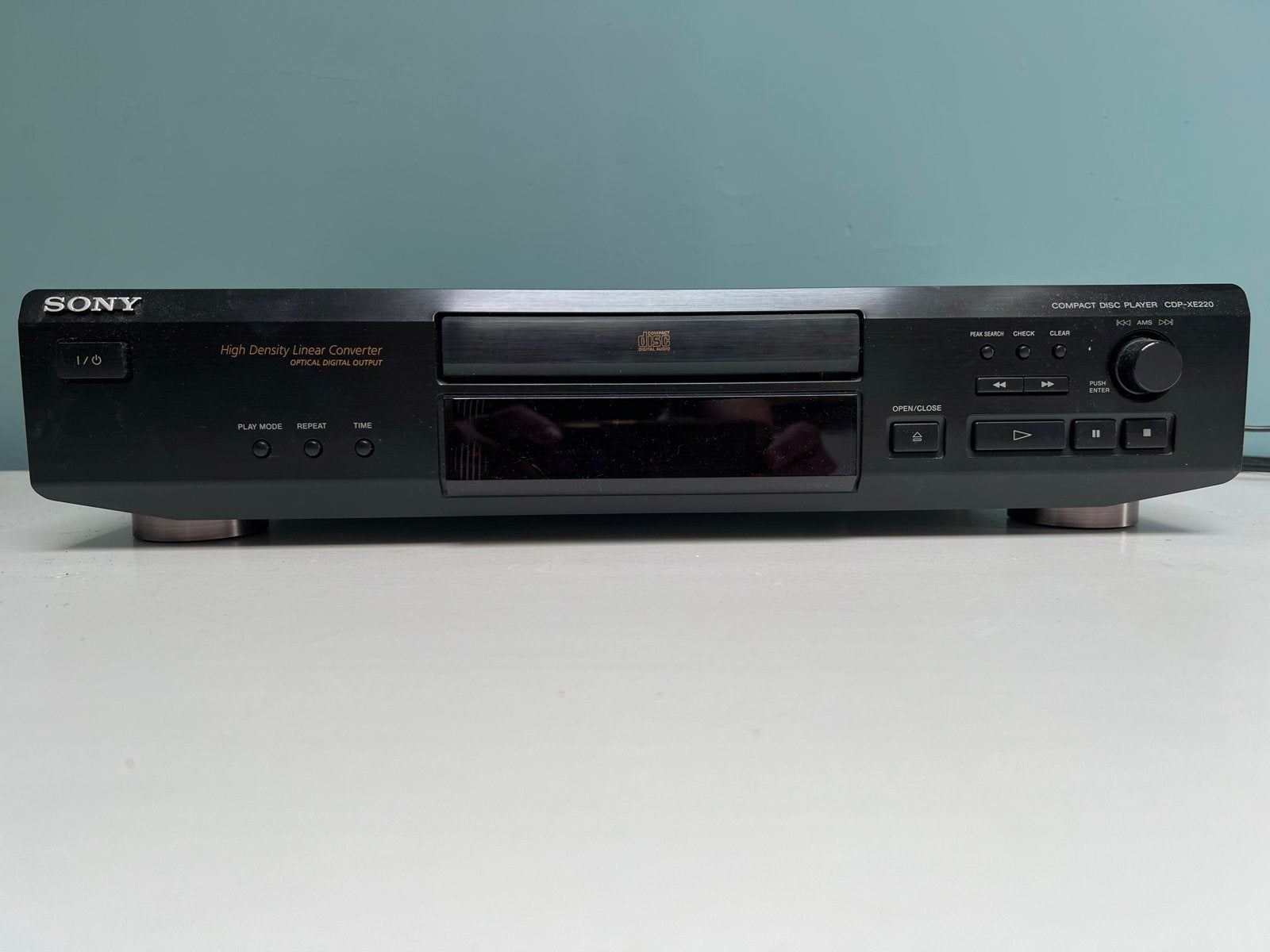 Sony CDP-XE220 Compact Disc Speler - High Density Linear, Ophalen of Verzenden, Gebruikt, Sony