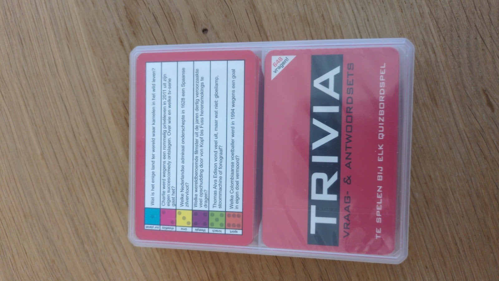 Trivia Vraag- & Antwoordset - Quizbordspel, Vijf spelers of meer, Ophalen of Verzenden, Zo goed als nieuw, Onbekend