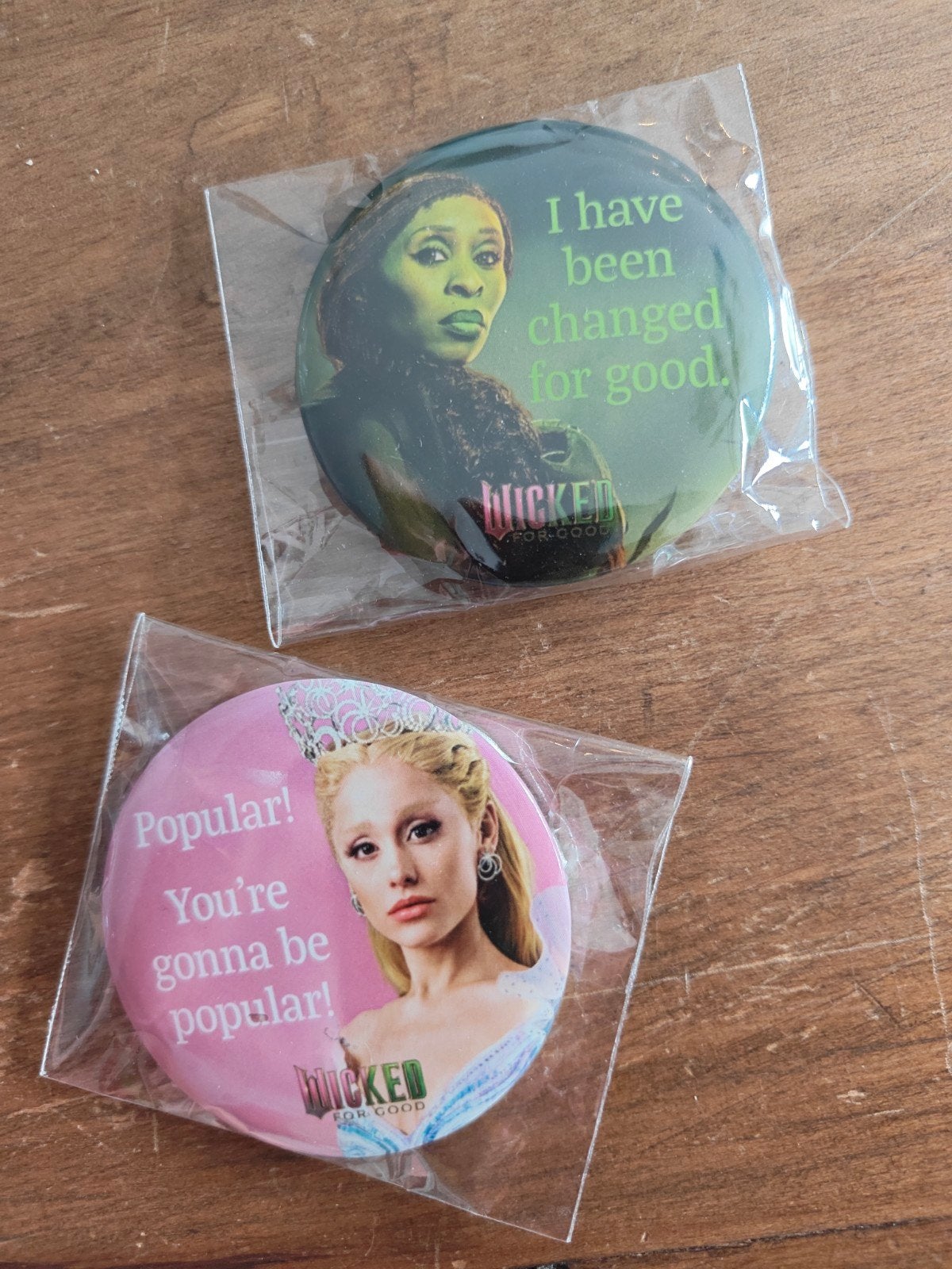 Wicked 2 buttons, Ophalen of Verzenden, Nieuw, Overige onderwerpen, Button