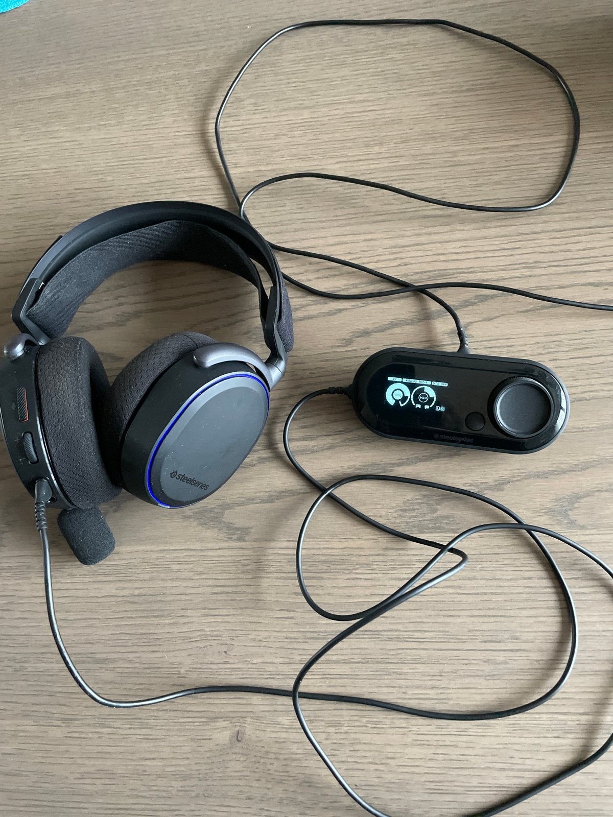 SteelSeries Arctis Pro + GameDAC Gaming Headset, Ophalen of Verzenden, Steelseries, Microfoon, Zwart