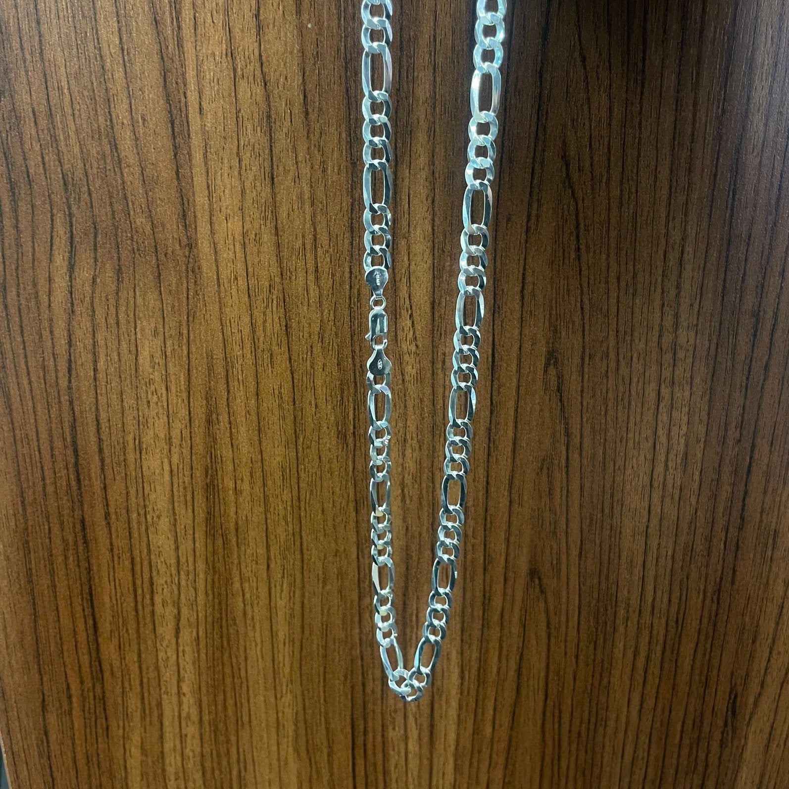 Zilveren figaro ketting, Ophalen of Verzenden, Nieuw, Zilver, Zilver
