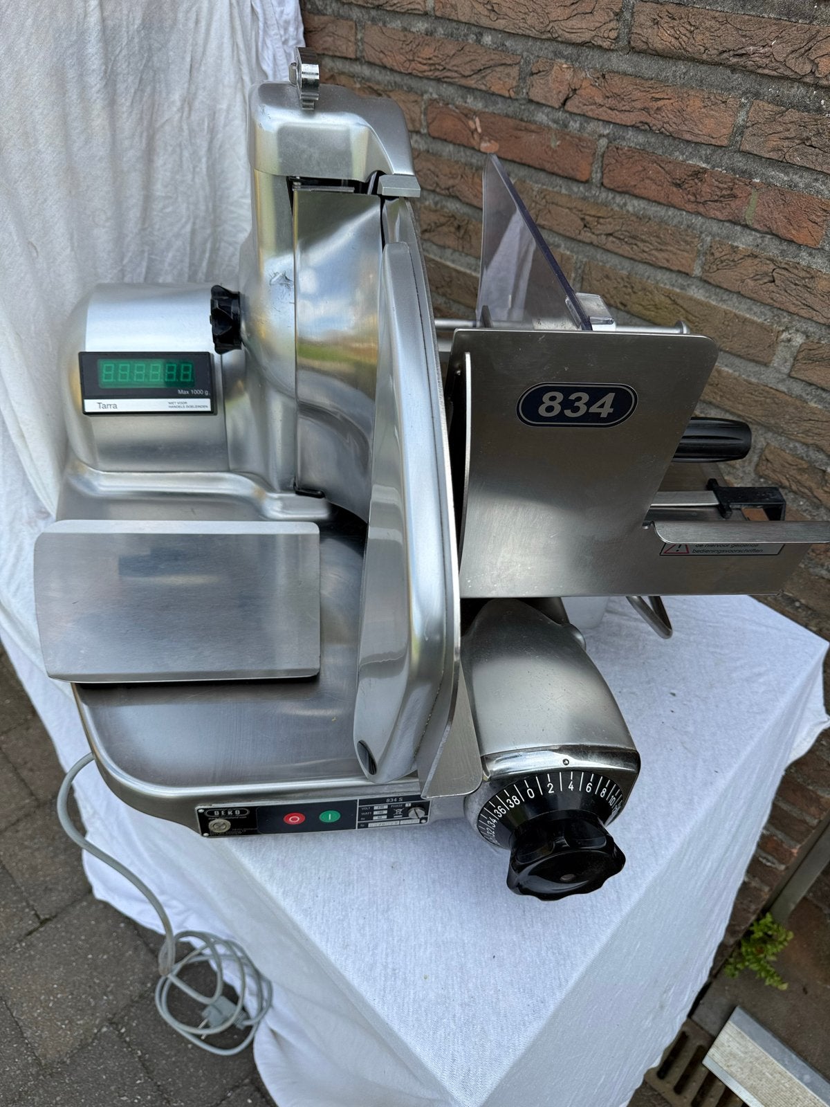 Deko (Berkel) 834 S met weegschaal. Bouwjaar 2020, Ophalen, Gebruikt
