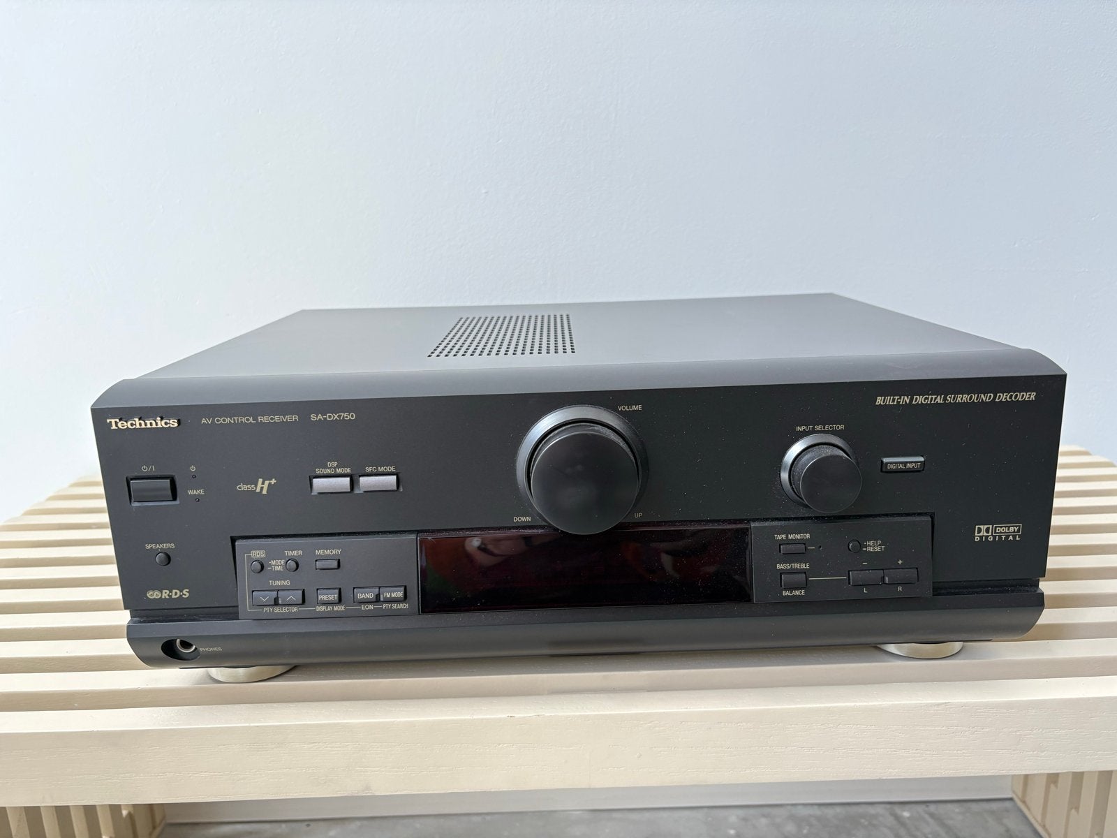 Technics SA-DX750 AV Control Receiver, Overige merken, Gebruikt, Ophalen of Verzenden, 120 watt of meer