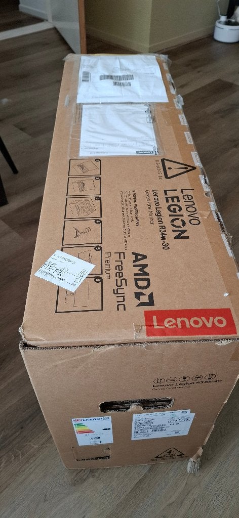 Lenovo legion r34w-30, Nieuw, 120 Hz, 100 cm of meer, Ophalen