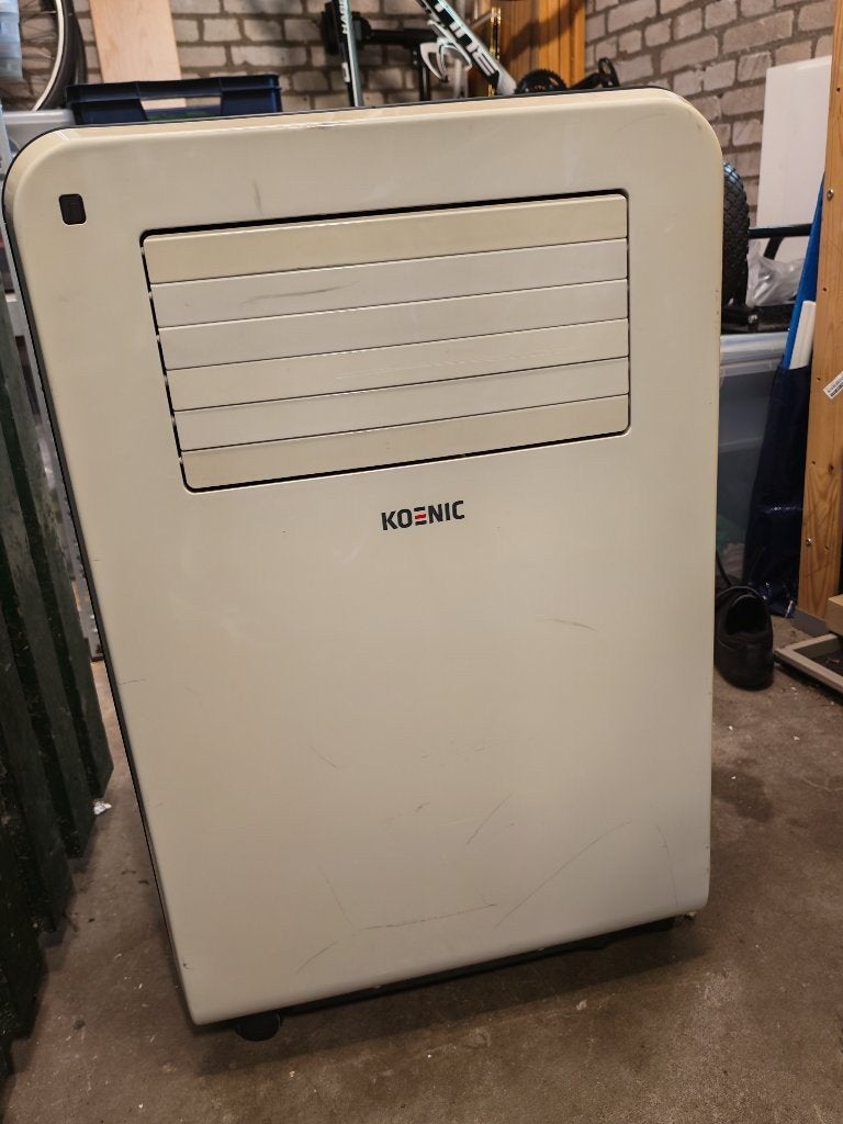 Koenic KAC115 Mobiele Airco - 11500 BTU, Witgoed en Apparatuur, Airco's, Ophalen, Gebruikt, Timer, 3 snelheden of meer