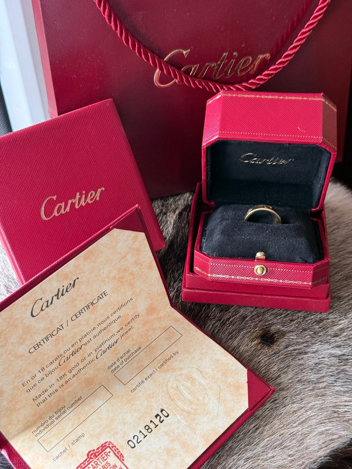 Cartier Love-ring maat 6 - Nieuwstaat, Overige materialen, Nieuw, Ophalen of Verzenden, Kleiner dan 17