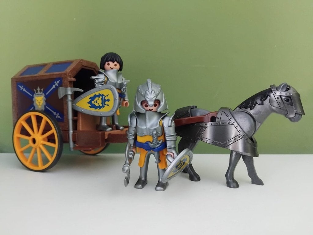 Playmobil ridders, Kinderen en Baby's, Ophalen, Complete set, Zo goed als nieuw, Kasteel/Fort