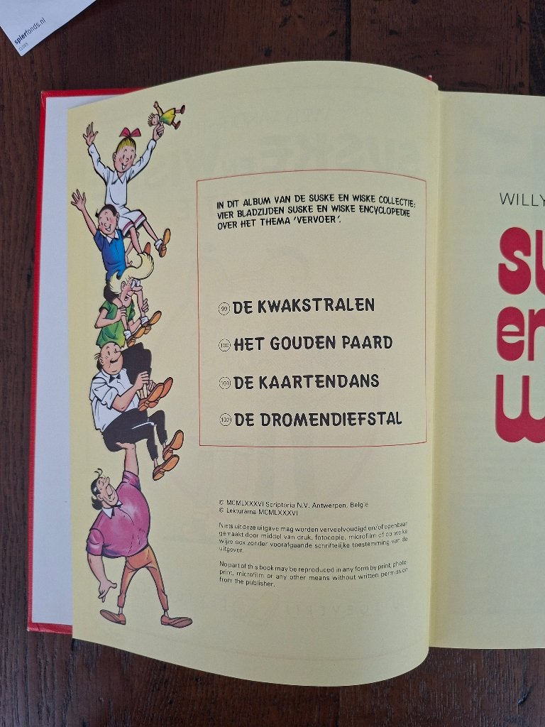 Suske en Wiske Collectie nr. 99 t/m 102 oa Het gouden paard, Willy Vandersteen, Ophalen of Verzenden, Zo goed als nieuw, Meerdere stripboeken