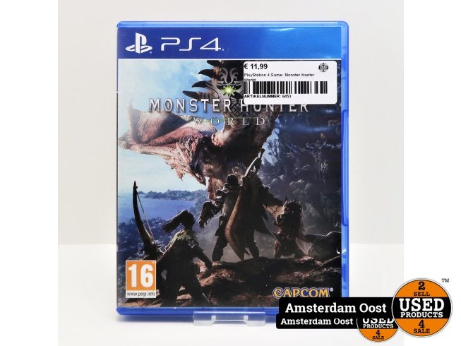 PlayStation 4 Game: Monster Hunter World
