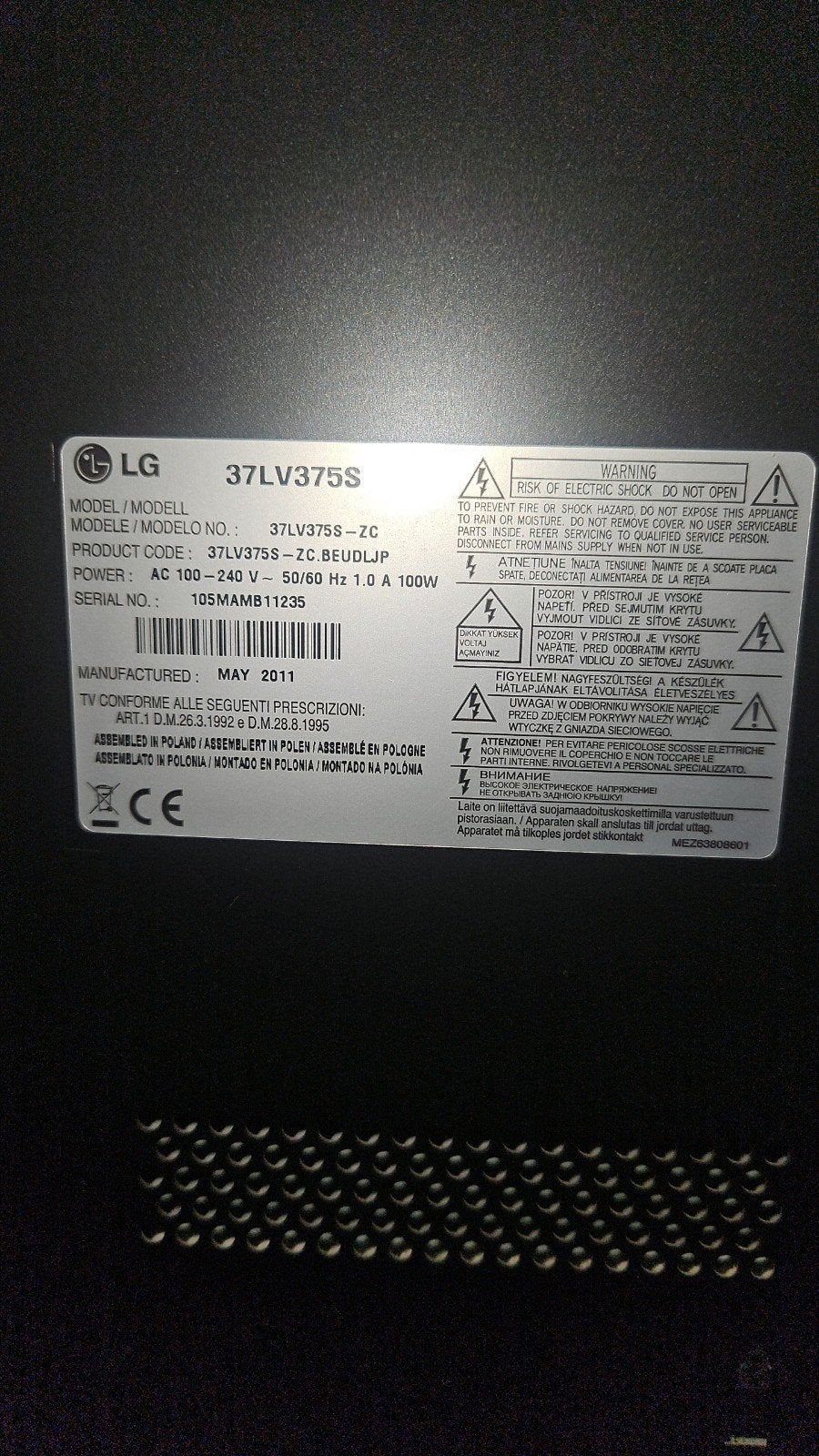 New️ LG TV, Zonder..Afstandbediening) Per direct te koop‼️, Audio, Tv en Foto, Televisies, Ophalen, 50 Hz, Zo goed als nieuw, 100 cm of meer