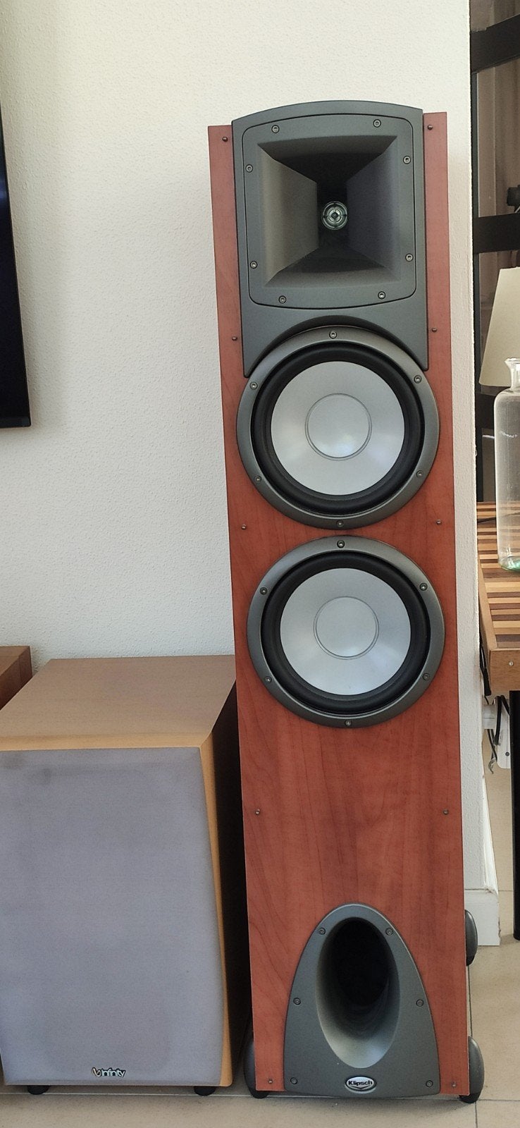 Klipsch Synergy F3 Vloerstaande Luidspreker - 150 Watt, Vloerstaande luidspreker, Gebruikt, Geschikt voor surround/home cinema