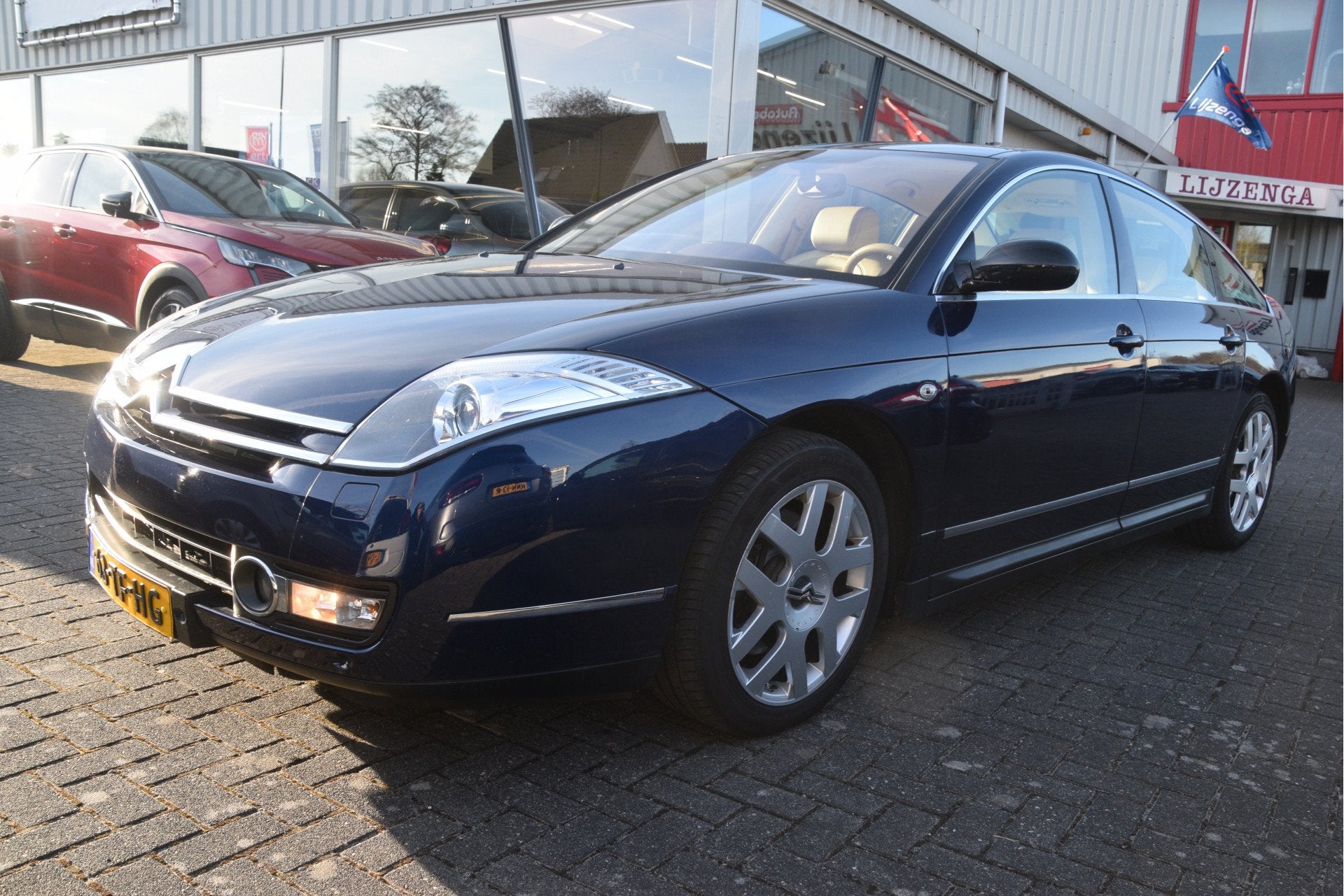 Citroën C6 2.7 HdiF V6 Exclusive Navi | Headup | Leer | Xen, Gebruikt, Beige, C6, Navigatiesysteem